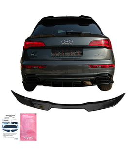 AUDI Q5 S-Line SUV Mk2 Makyajlı 2020-2024 Alt Spoiler (Siyah)