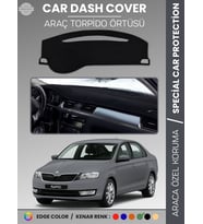 SKODA RAPİD (2013-2017) Torpido Örtüsü Ön Göğüs Halı Torpido Koruma Tam Uyum Kaymaz UV Koruma