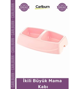 #MamaKabı Kaliteli 1 Sınıf Plastik Geniş Hacimli Pet Beslenme Kedi Köpek İkili Büyük Mama Kabı