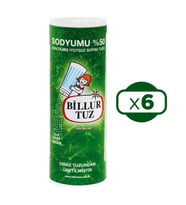 Billur Tuz Sodyumu Azaltılmıs 500 gr  6 Adet