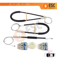 VW Passat B7 362 365 2010-2014 CC A32 A33 2011-2020 İçin Elektrikli Ön Sağ Cam Kriko Tamir Seti