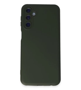 Galaxy M34 5G Kılıf Nano içi Kadife Silikon - Koyu Yeşil