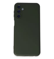 Galaxy M34 5G Kılıf Nano içi Kadife Silikon - Koyu Yeşil