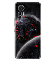 Xiaomi 12 Lite Kılıf Resimli Desenli Silikon Platinium Series Dark World 1867