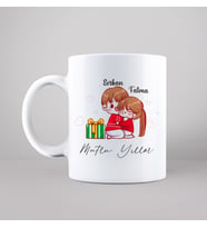 Mutlu Yıllar & Merry Christmas Yılbaşı Kupası Kişiye Özel