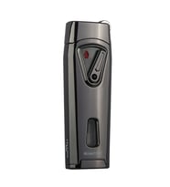Quantoro Çift Torch Pürmüz Gunmetal Metal Puro Çakmağı - TRZ1053