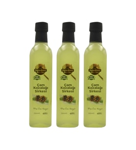 Tarihi Sultanahmet Baharatçısı Çam Kozalağı Sirkesi 3x500ml (Özel Üretim)