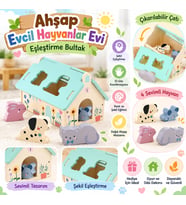 Ahşap Evcil Hayvanlar Evi Eşleştirme Bultak