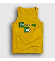 Presmono Unisex Sarı Logo Breaking Bad Atlet 185169tt (Sarı)