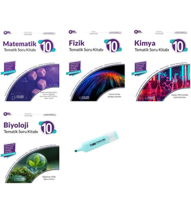 10.Sınıf Joker Matematik Fizik Kimya Biyoloji Tematik Soru Kitabı (Yeni Müfredat)