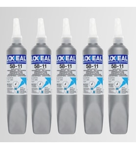 5'Li Set - Loxeal 58-11 Yüksek Basınç Sızdırmazlık Orta Mukavemet 250 ML