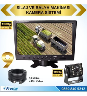 Traktör Balya Silaj Makinası Kamera Sistemi AHD 1080P Full HD Tak Kullan Pratik
