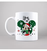 Mickey Mouse & Yılbaşı Tasarımlı Kupa Kişiye Özel
