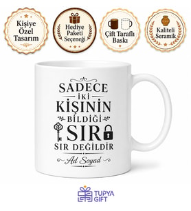 Sadece İki Kişinin Bildiği Sır Sır Değildir Kural İhlali Kupası Hediye Bardak