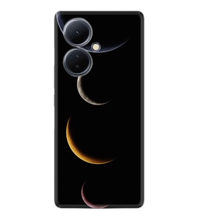 Vivo V29 Lite Kılıf Resimli Desenli Silikon Platinium Series Gezegenler 1901