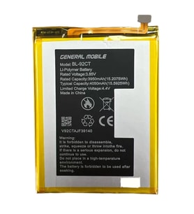 General Mobile GM 20 PRO Uyumlu Pil Sıfır - Servis
