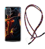Samsung a71 A72 A73 A7 A9 2018 C7 C9 Kılıf Boyun Asklı Rasta Silikon Karga 1616