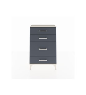 Arges Komodin 4 Çekmeceli 60x30x96 Aytaşı-Antrasit