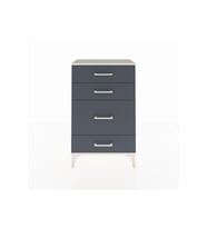 Arges Komodin 4 Çekmeceli 60x30x96 Aytaşı-Antrasit