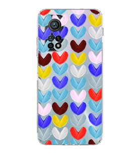 PrintiFy Xiaomi Mi 10 T ile Uyumlu Water Color 1  Kamera Korumalı Şeffaf  Kılıf