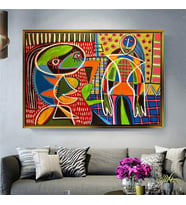 Altın Çerçeveli dekoratif tablo a1278 (Gold)