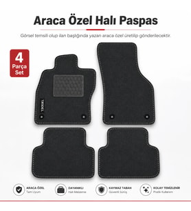Mercedes Cla Uyumlu 2013-2018 Araca Uyumlu Halı Paspas