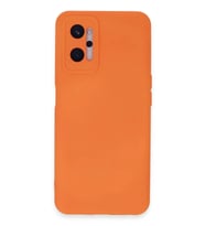 Durukar® Realme 9i 4G Kılıf Nano içi Kadife Silikon - Turuncu