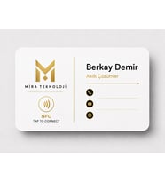 KİŞİSELLEŞTİRİLEBİLİR PREMİUM PVC NFC KARTVİZİT-250 ADET