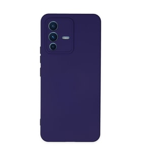 V23 5G Kılıf Nano Içi Kadife Silikon - Mor
