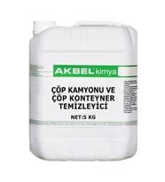 AKBEL ÇÖP KAMYONU VE ÇÖP KONTEYNER TEMİZLEME SIVISI 5 KG