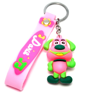 Blora Pembe Köpek Anahtarlık