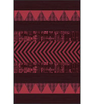 Eliana Home Baskılı, Yıkanabilir Kaymaz Taban Salon Halısı LNA0186-SD852 100x150 cm (Bordo)