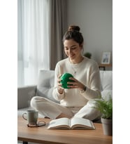 Açılır Kapanır Stres Topu / Stres Oyuncağı (Yeşil)