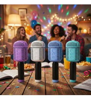Kablosuz Hoparlörlü Karaoke Mikrofonu