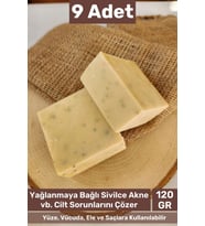 #bitkiselsabun %100 Doğal Güzel Kokulu El Yüz Saç Vücut Orijinal Bitkisel Sidr Sabun 120g - 9 Adet
