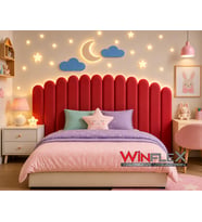 WİNFLEX YATAK BAŞLIK AY VE BULUT SET DEKORASYON PANEL - 180CM