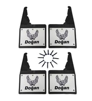 Tofaş Doğan-131 Doğan 4'lü Perçinli Ön/Arka Paçalık Çamurluk Tozluk TFS1RX001YD