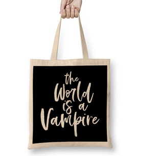 The World Is A Vampire Bez Çanta Uzun Saplı