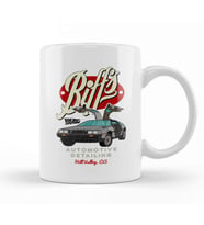 Back To The Future Outatime License Plate Kupa Bardak Porselen