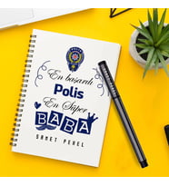 Polis Babaya Hediye Defter ve Kalem