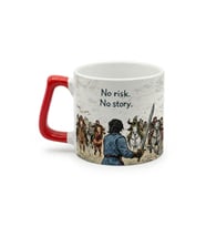 No Risk No Story Yazılı Kupa Bardak - Motivasyon Tasarım Baskılı Seramik Hediye Kupa Bardak