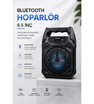 Mikrofonlu Bluetooth Ses Sistemli Usb, Micro Sd, Fm Uzun Pil Ömrü