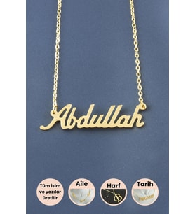 Abdullah İsimli Kolye
