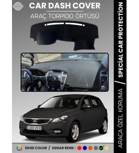 KİA CEED (2006-2012) Torpido Örtüsü Ön Panel Torpido Koruma Tam Uyum Tam Uyum Kaymaz Kolay Montaj