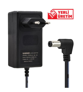 Weko 5 Volt - 3 Amper 5.5*2.5 Uçlu Plastik Kasa Priz Tipi̇ Adaptör