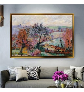 Altın Çerçeveli dekoratif tablo a374 (Gold)