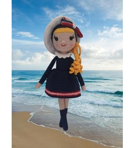 Denizci Güz Bebek Amigurumi Organik Oyuncak