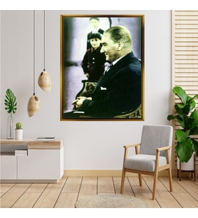 ÇERÇEVELİ ATATÜRK TABLO S250