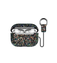 Onegif Airpods Pro 2 (2.nesil) Bright Simli Airpods Kapak - Siyah