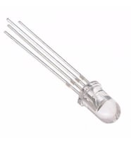 5 Adet - RGB Led 5mm Şeffaf Katot 4 Bacaklı Katod Arduino Raspberry